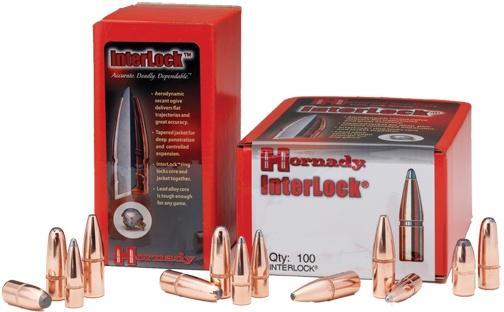 InterLock Round Nose 170 gr 8mm Rifle Bullets  100 Round Box