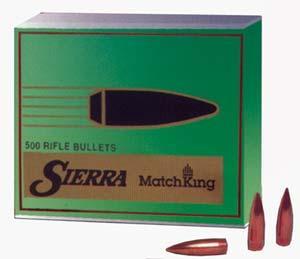 MatchKing Hollow Point Boat Tail Match 155 gr 30 Caliber Rifle Bullets  100 Round Box