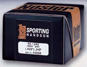 Sporting Revolver Jacketed Hollow Point 210 gr 44 Caliber Handgun Bullets - 100 Round Box