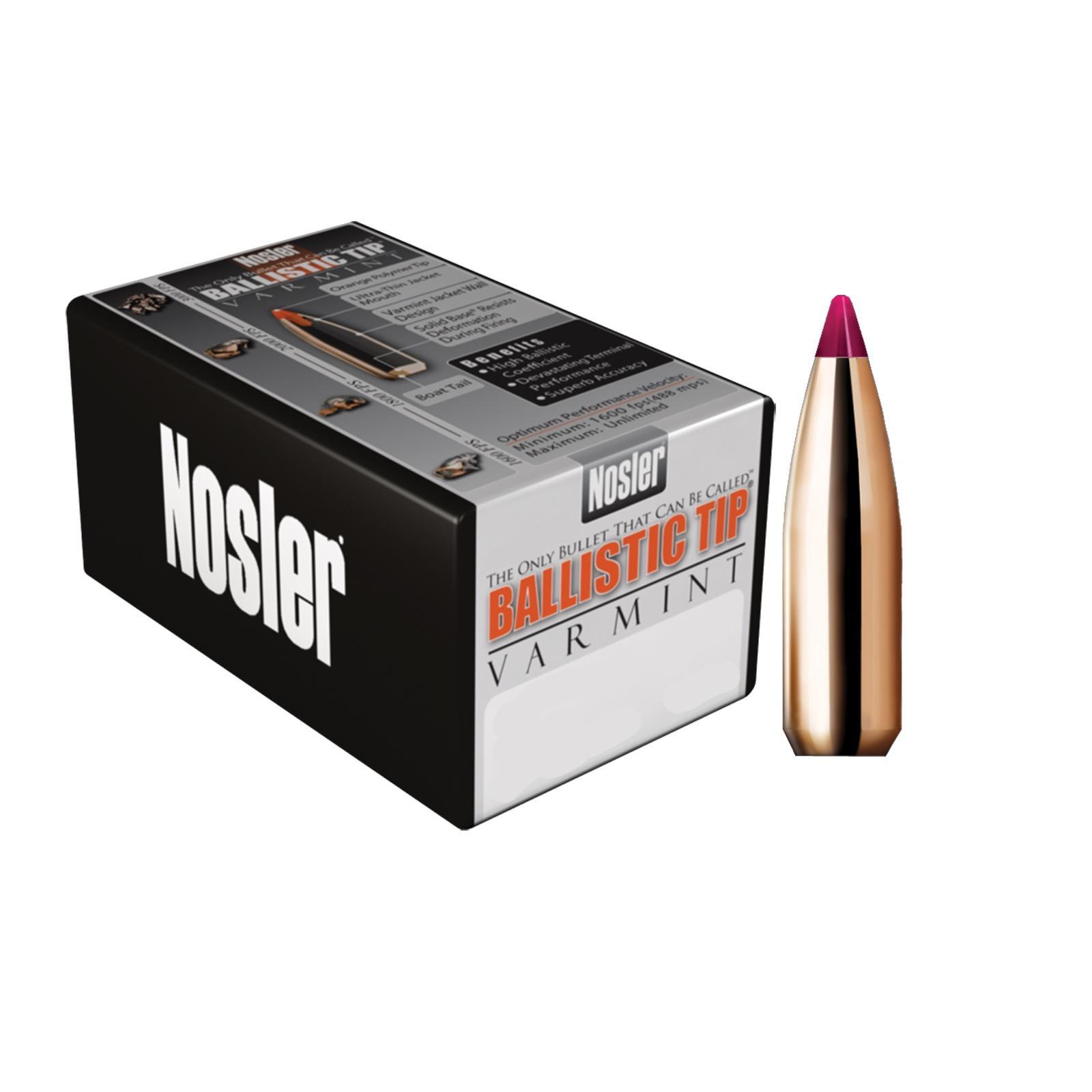 Ballistic Tip Varmint 55 gr 22 Caliber Bullets