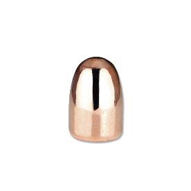 Superior Plated Round Nose 130 gr 38 Super Handgun Bullets  250 Round Box