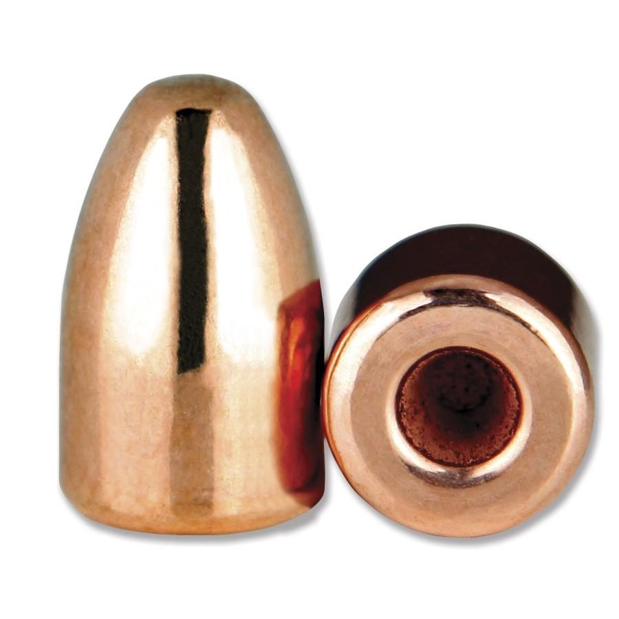 Superior Plated Hollow Base Round NoseThick Plate 115 gr 9mm Handgun Bullets  250 Round Box