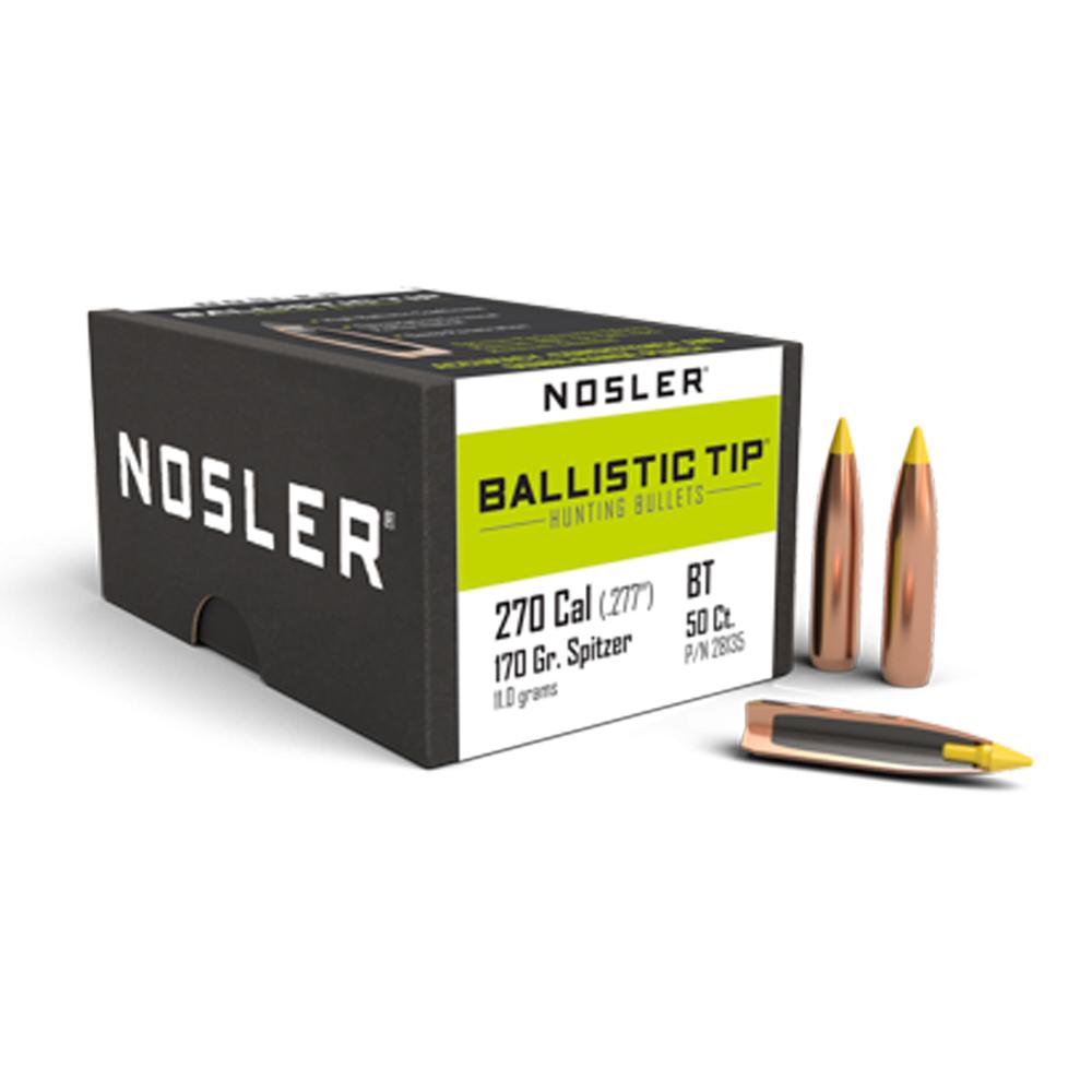 Ballistic Tip Hunting Spitzer 170g 270 Caliber Bullets  50 Round Box