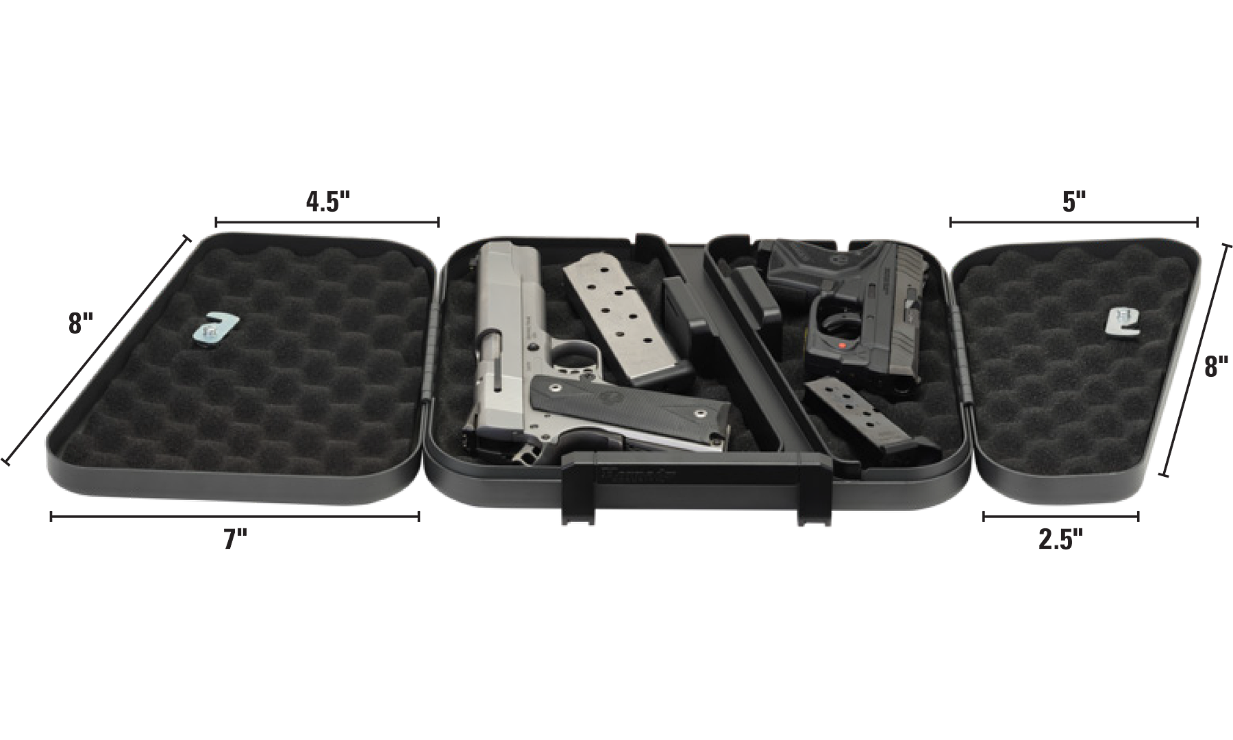 Dual-Lid Lock Box with Key Lock | The Real Grit