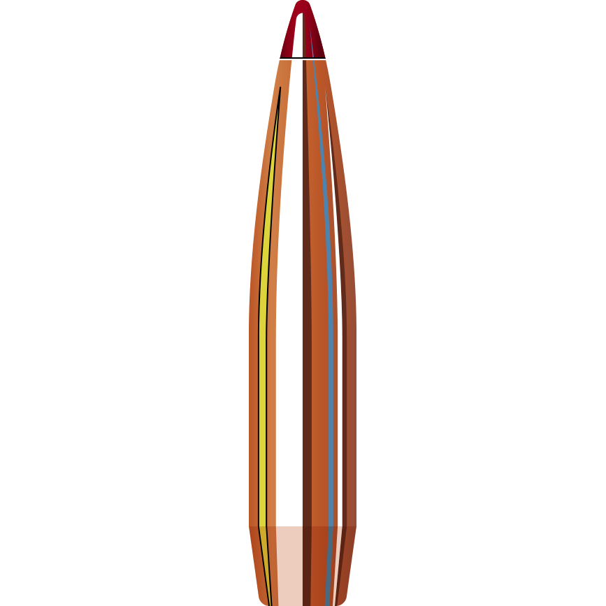 ELD Match Target with Heat Shield 134 gr 25 Caliber Rifle Bullets  100 Round Box