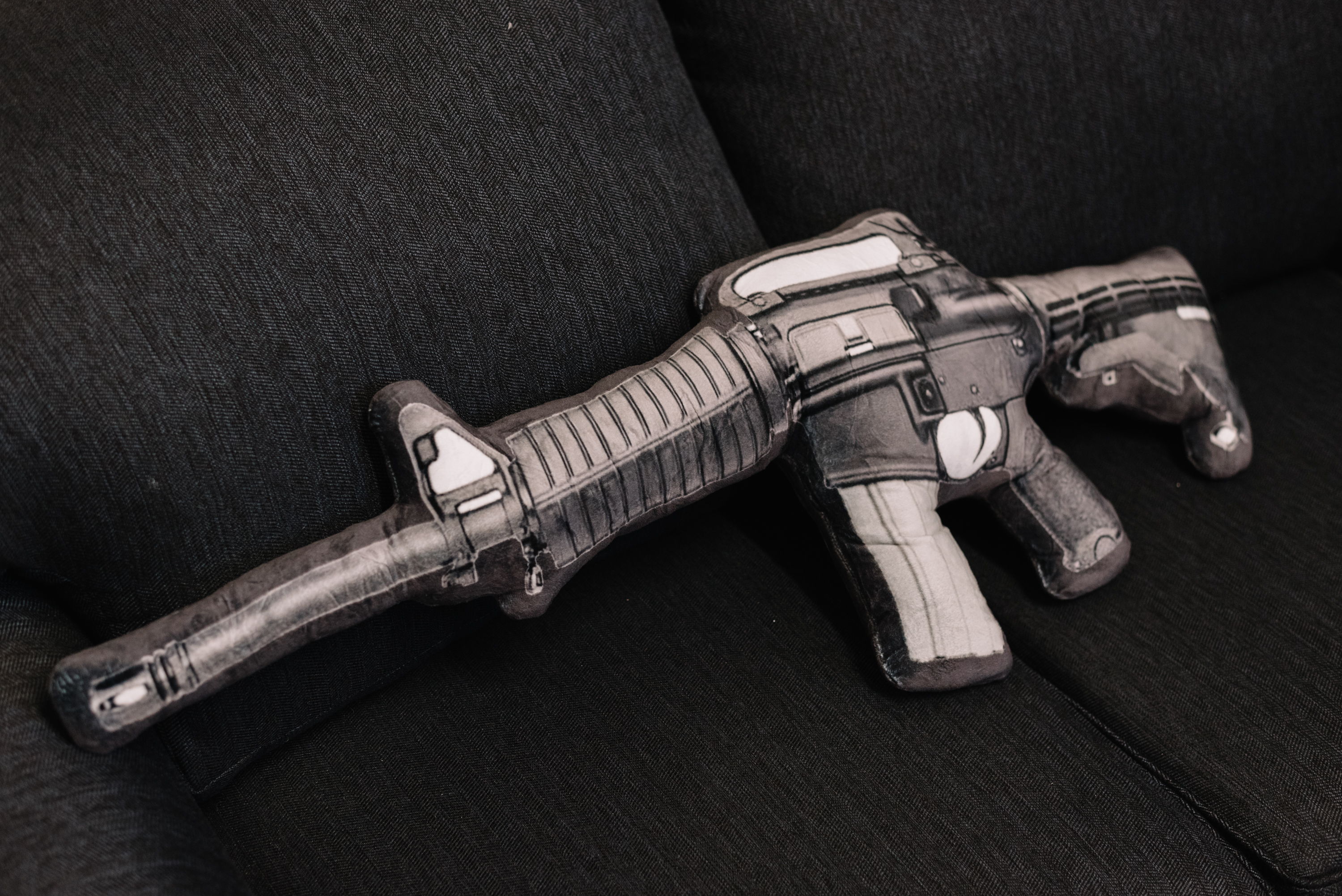 Assault Rifle Pillow | The Real Grit