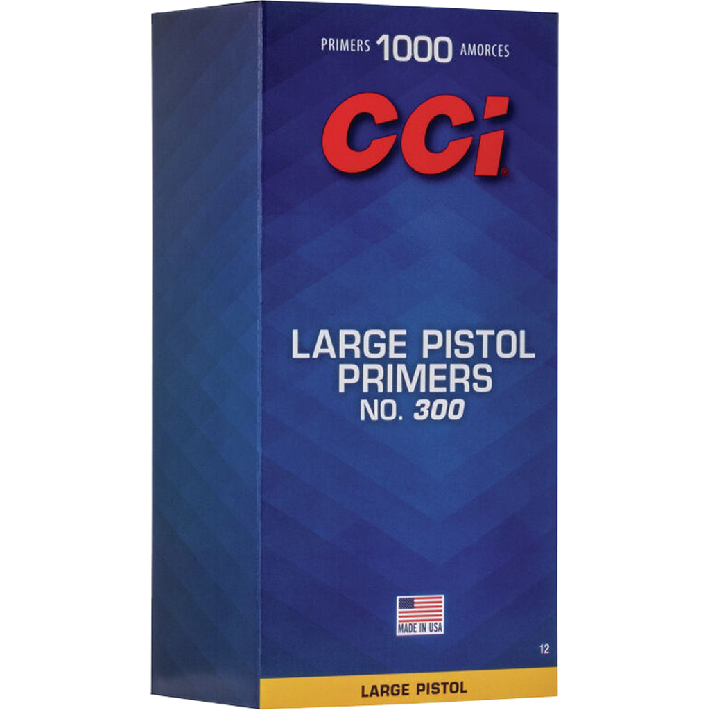 Standard Pistol No. 300 Large Reloading Primers - 1000 Count
