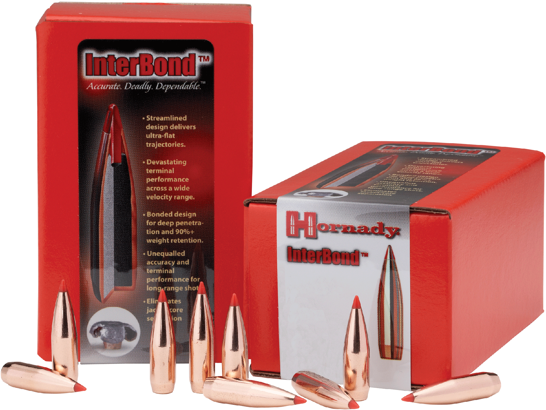 InterBond 130 gr 270 Winchester Reloading Bullets - 100 Round Box