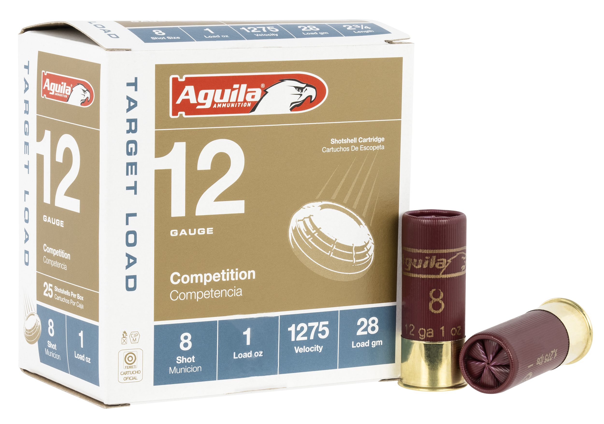Loading 12 Target Load 12 Gauge Ammo 25 Rounds | Aguila | The Real Grit
