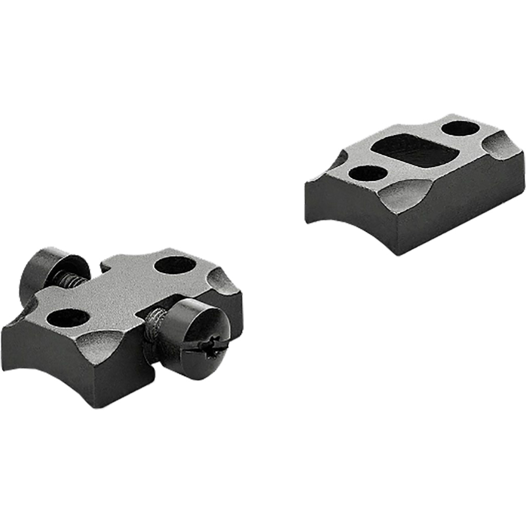 STD 2-Piece Rifle Base - Matte Black - Ruger American SA | The Real Grit