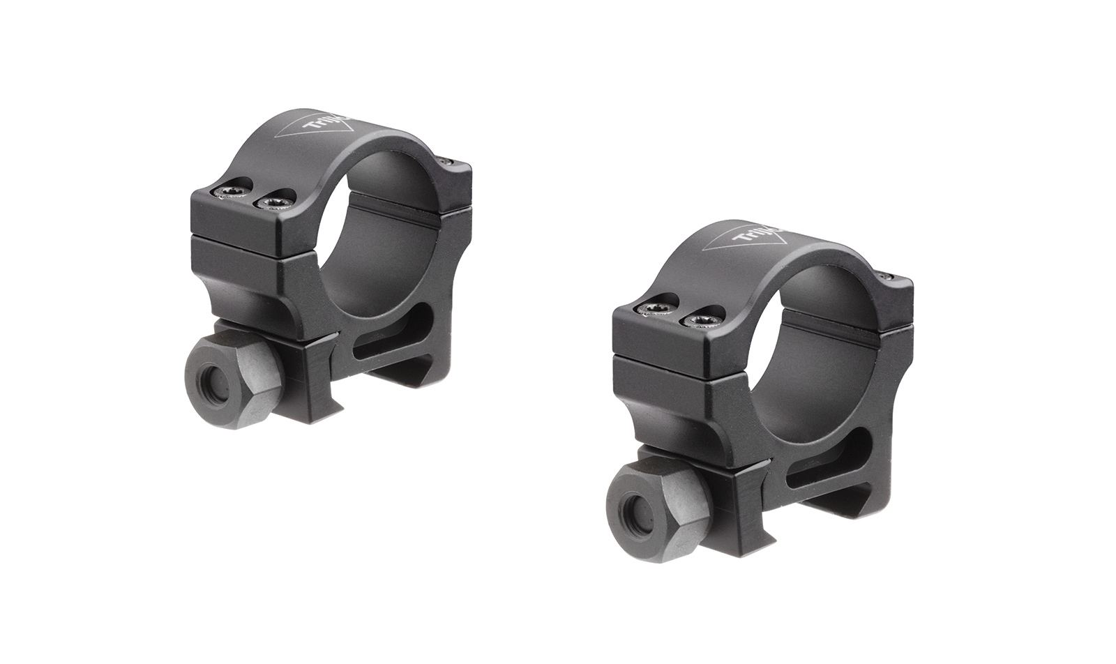 2-Piece 1-Inch Diameter Scope Rings - Parkerized Black - Standard | The ...