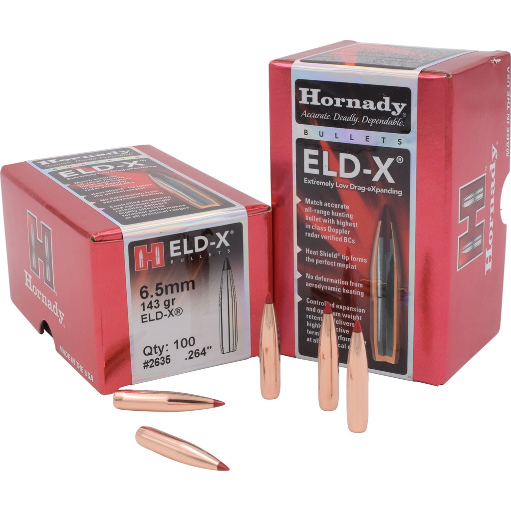 ELDX Hunting with Heat Shield 143 gr 65mm Rifle Bullets  100 Round Box