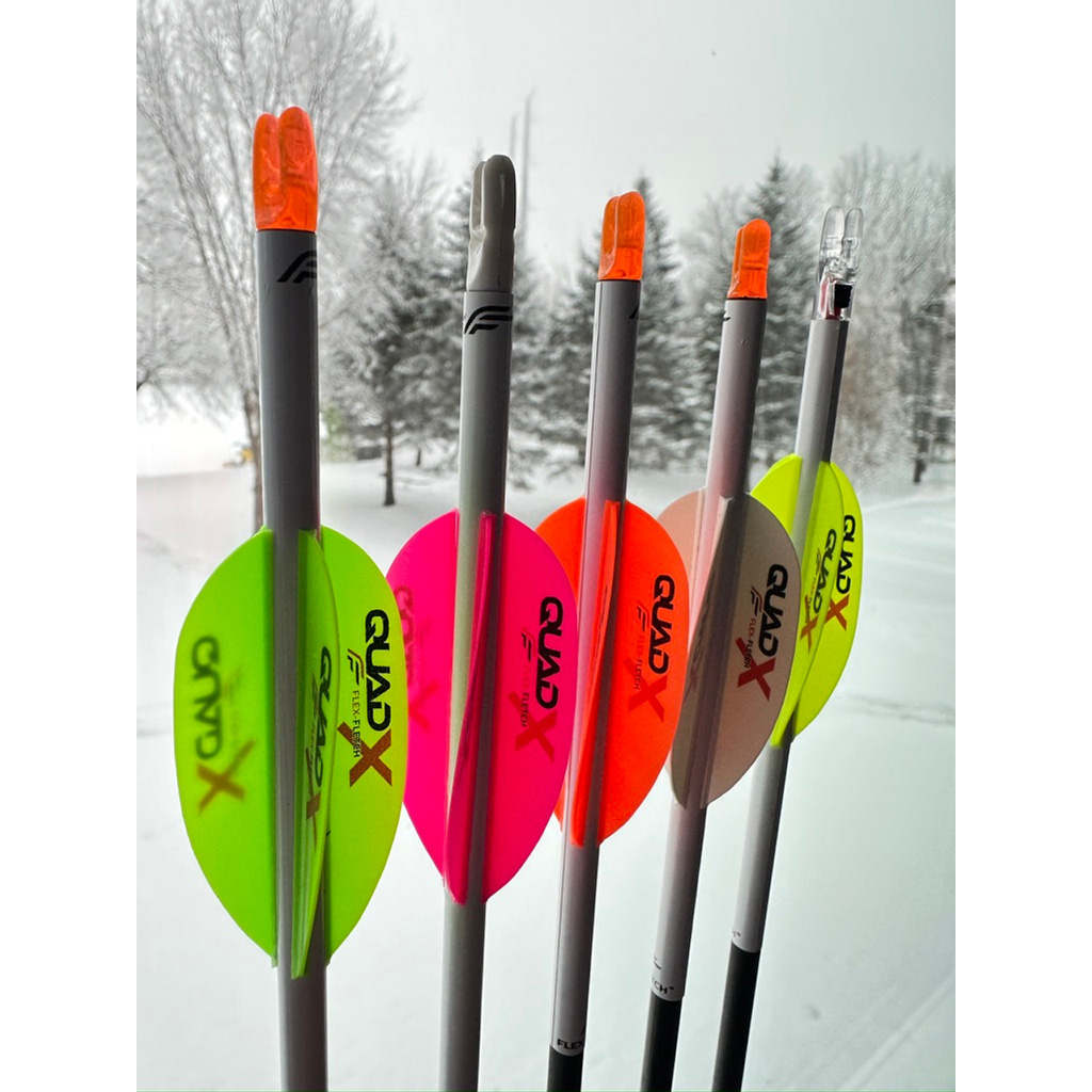 Flex Fletch Quad X Vanes 50 Pack | The Real Grit