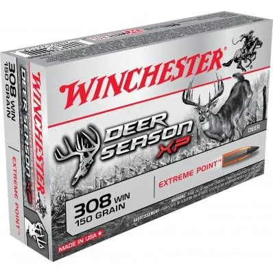 Deer Season XP Ballistic Tip 150 gr 308 Winchester Rifle Ammo - 20 Round Box