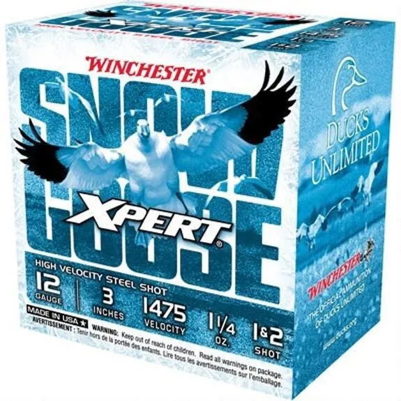 Xpert Snow Goose #1/#2 12 Gauge Shotgun Ammo - 25 Round Box