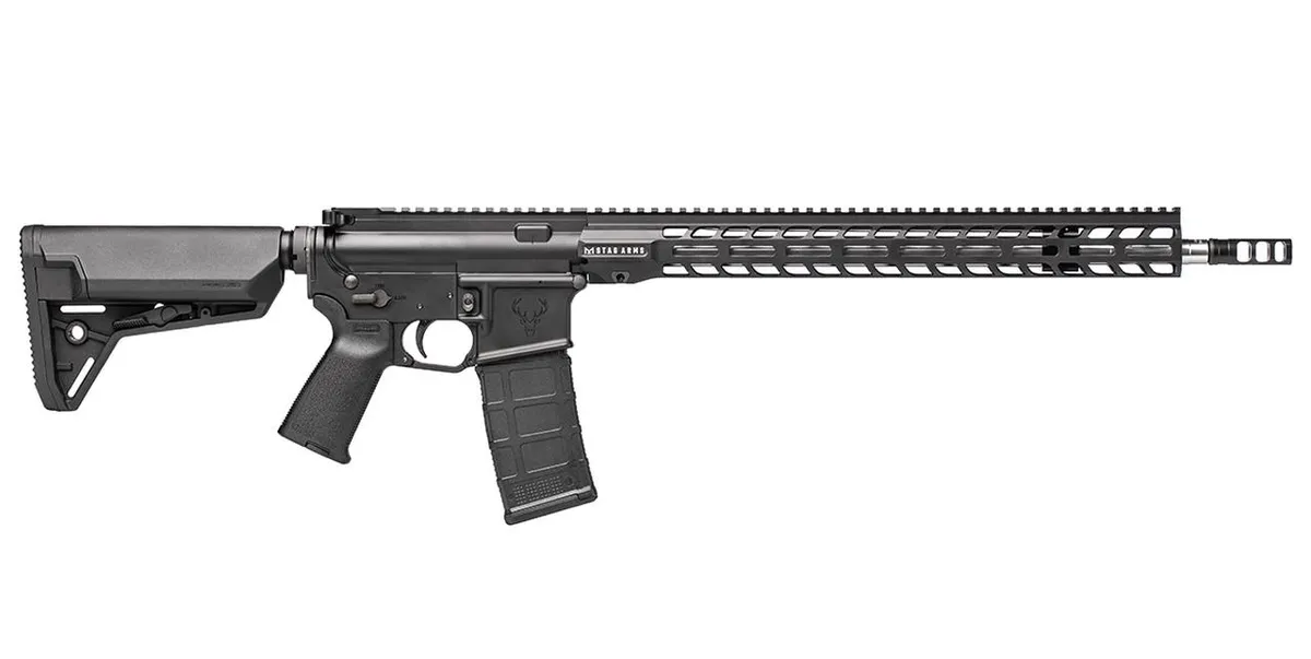 Stag 15 3Gun Elite 18" 30 Round 5.56x45mm NATO AR15 Semi Auto Rifle - Black - Left Hand