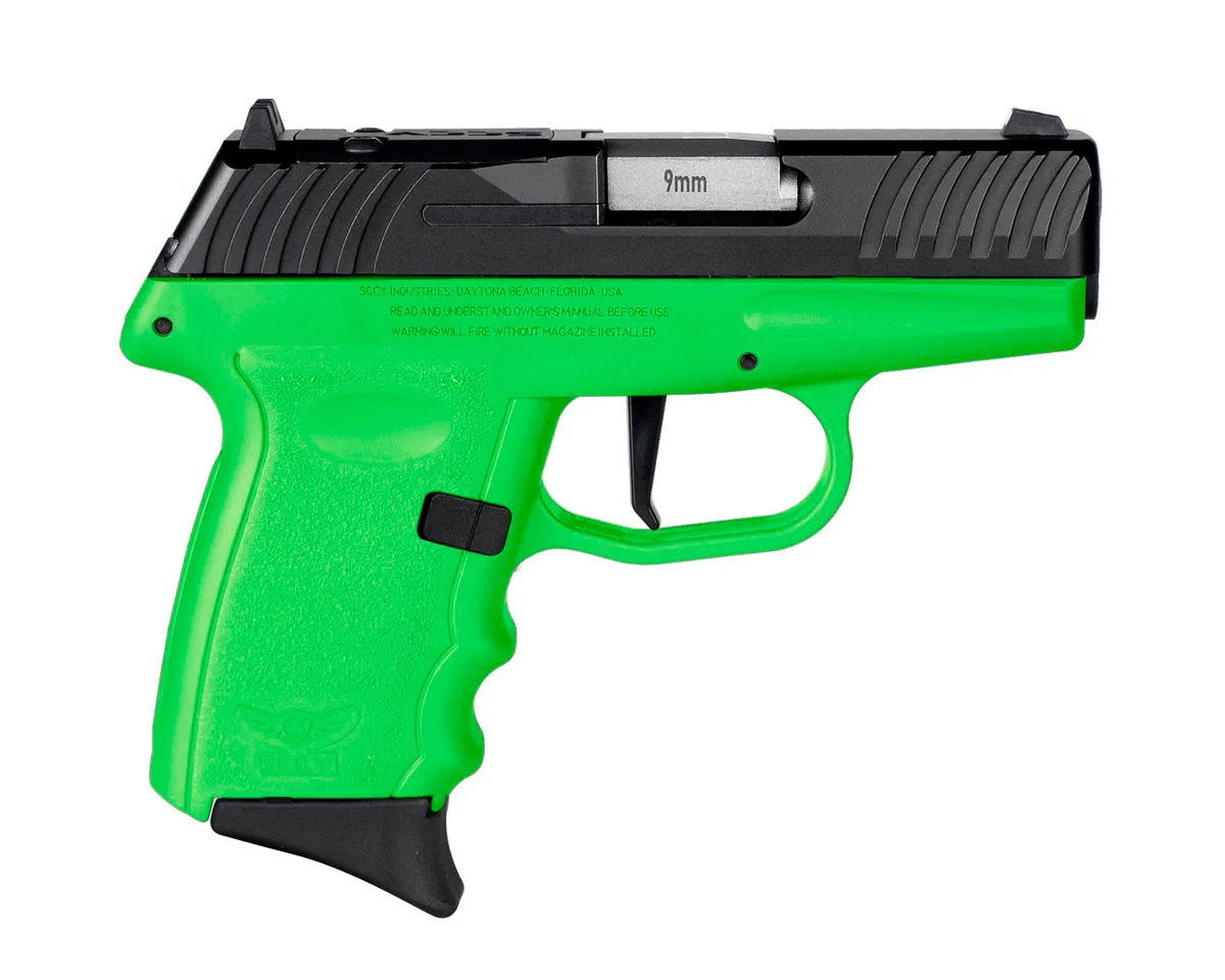 DVG-1 RDR 10 Round 9mm Pistol - Black/Lime Green