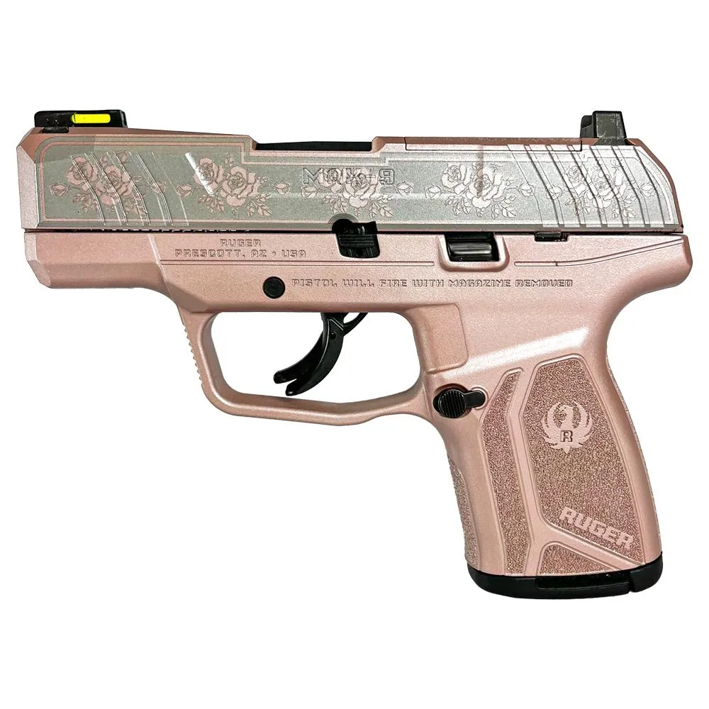 Max-9 Pro 3.2" 12 Round 9mm Pistol - Rose Gold Engraved