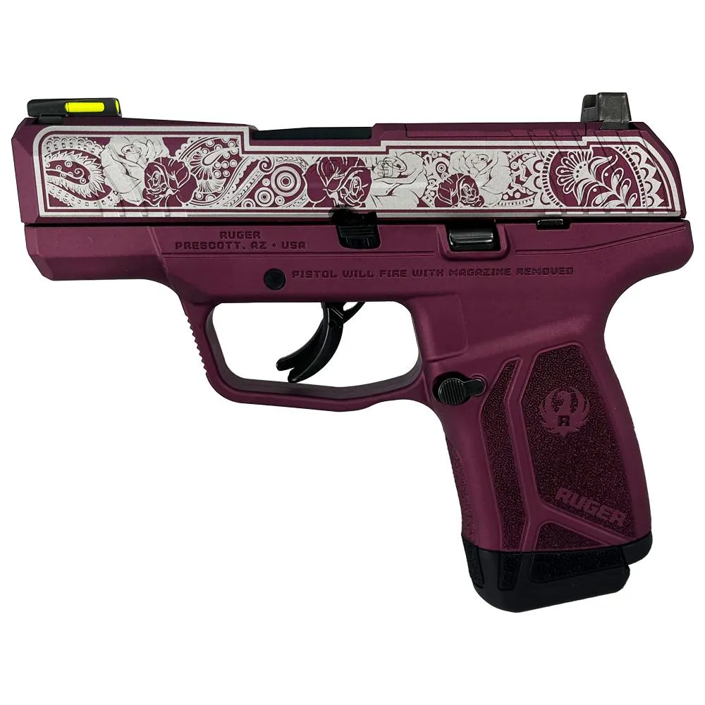 Max-9 Pro 3.2" 12 Round 9mm Pistol - Black Cherry Paisley