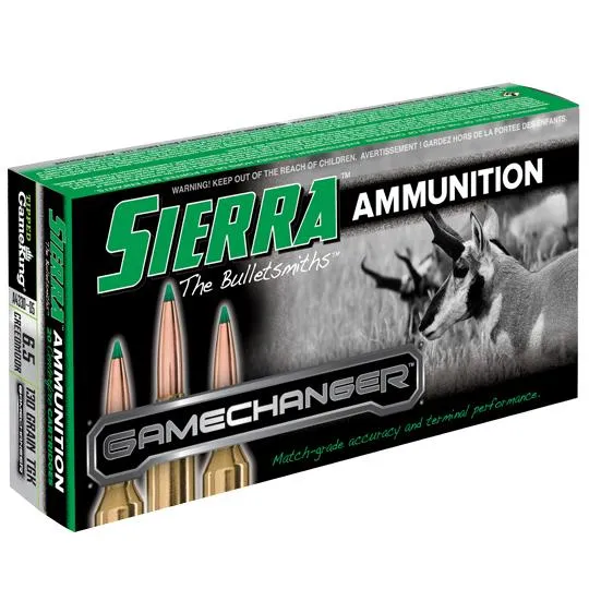 GameChanger Tipped GameKing 130 gr 6.5mm Creedmoor Rifle Ammo - 20 Round Box - Factory Seconds