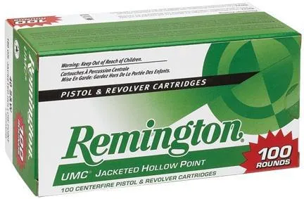 UMC Hollow Point 115 gr 9mm Handgun Ammo - 100 Round Box