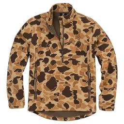 Vintage Tan - Wicked Wing 1/4 Zip Smoothbore Fleece Jacket