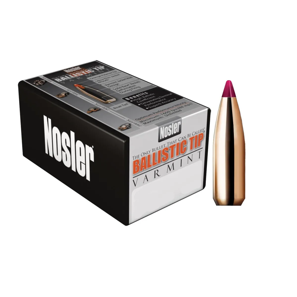 Ballistic Tip Varmint 32 gr 204 Caliber Bullets - 100 Round Box
