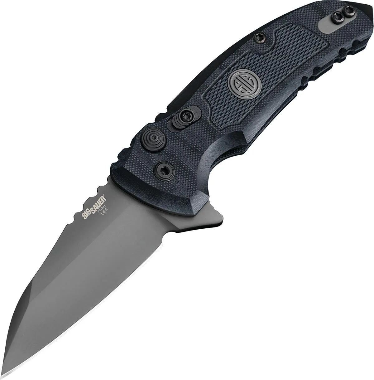 SIG X1-MicroFlip Tactical Flipper 2.75" Wharncliffe Folding Knife