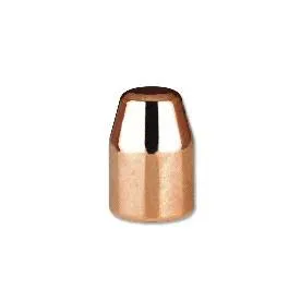 Preferred Plated Flat Point 115 gr 9mm Luger Pistol Reloading Bullets - 1000 Round Box