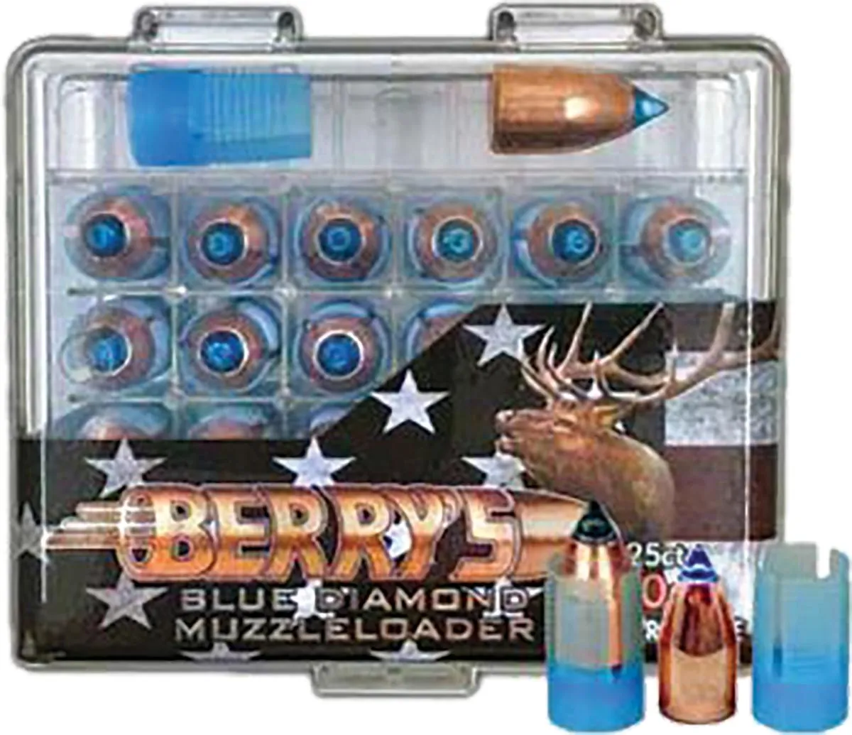 Blue Diamond 250 gr 50 Caliber Muzzleloader Bullets - 25 Round Box