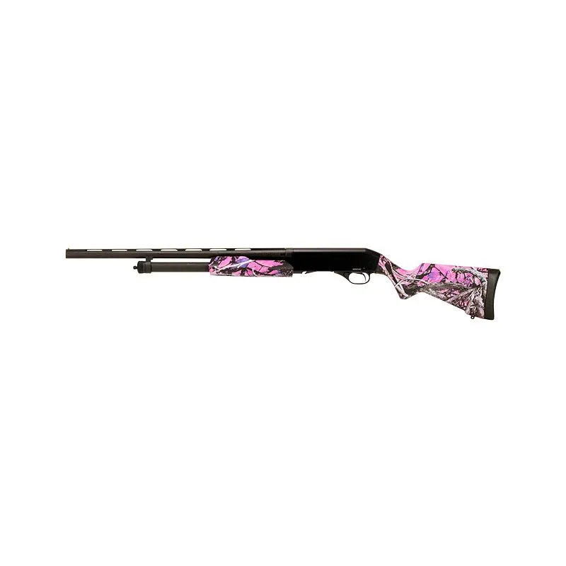 Stevens 320 Field Grade 26" 5 Round 20 Gauge Pump Action Shotgun - Muddy Girl