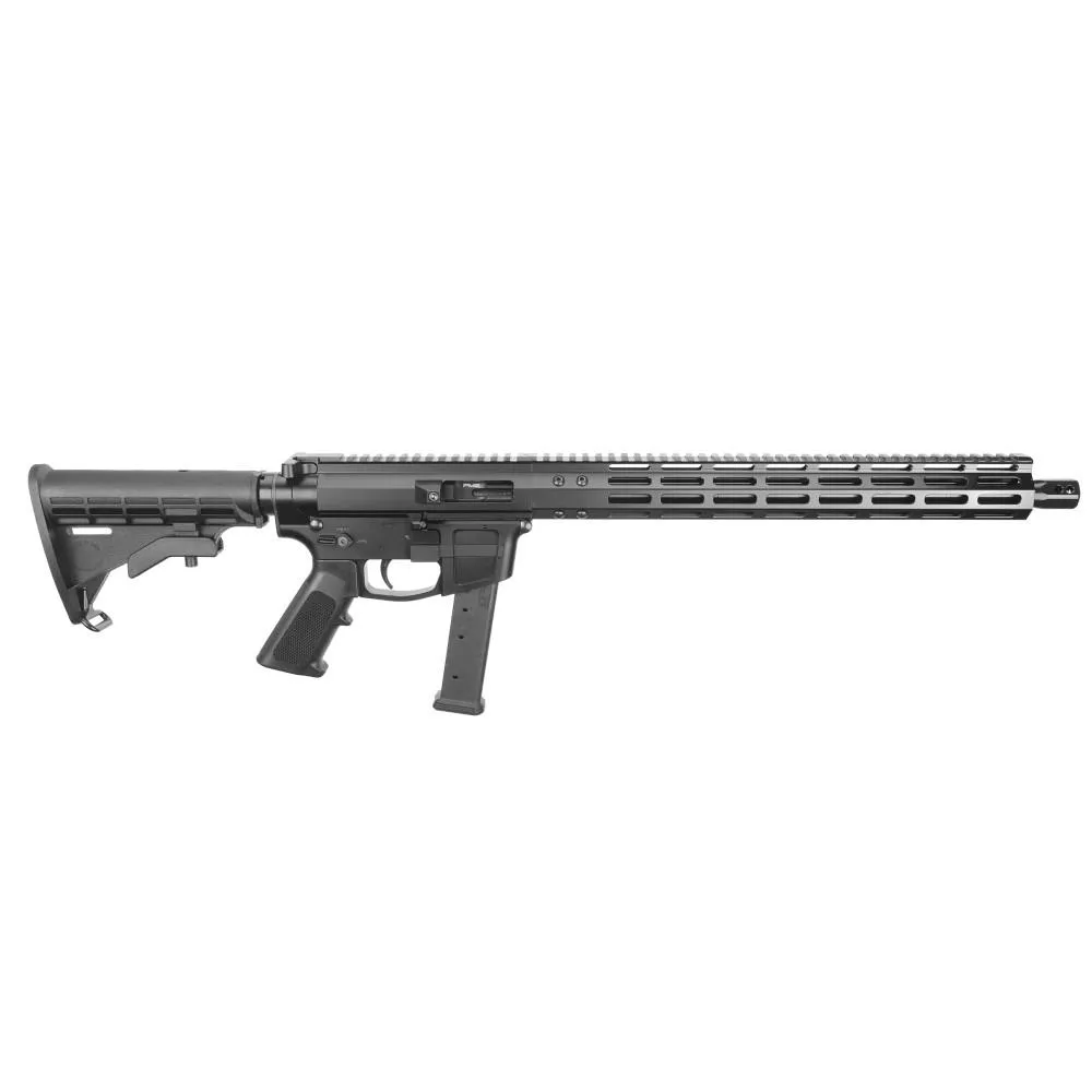 Mike-9 Rear Charging 16" 27 Round 9mm AR15 Semi Auto Rifle - Black