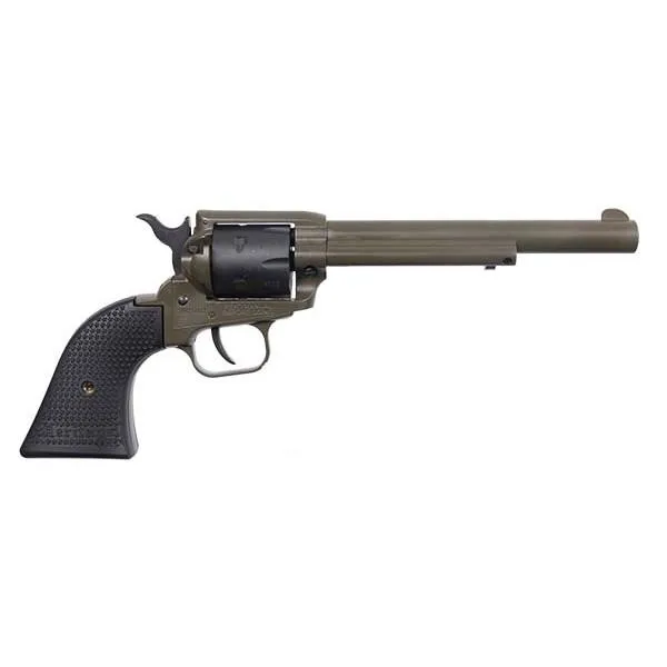 Rough Rider 6.5" 22 Long Rifle Revolver - OD Green