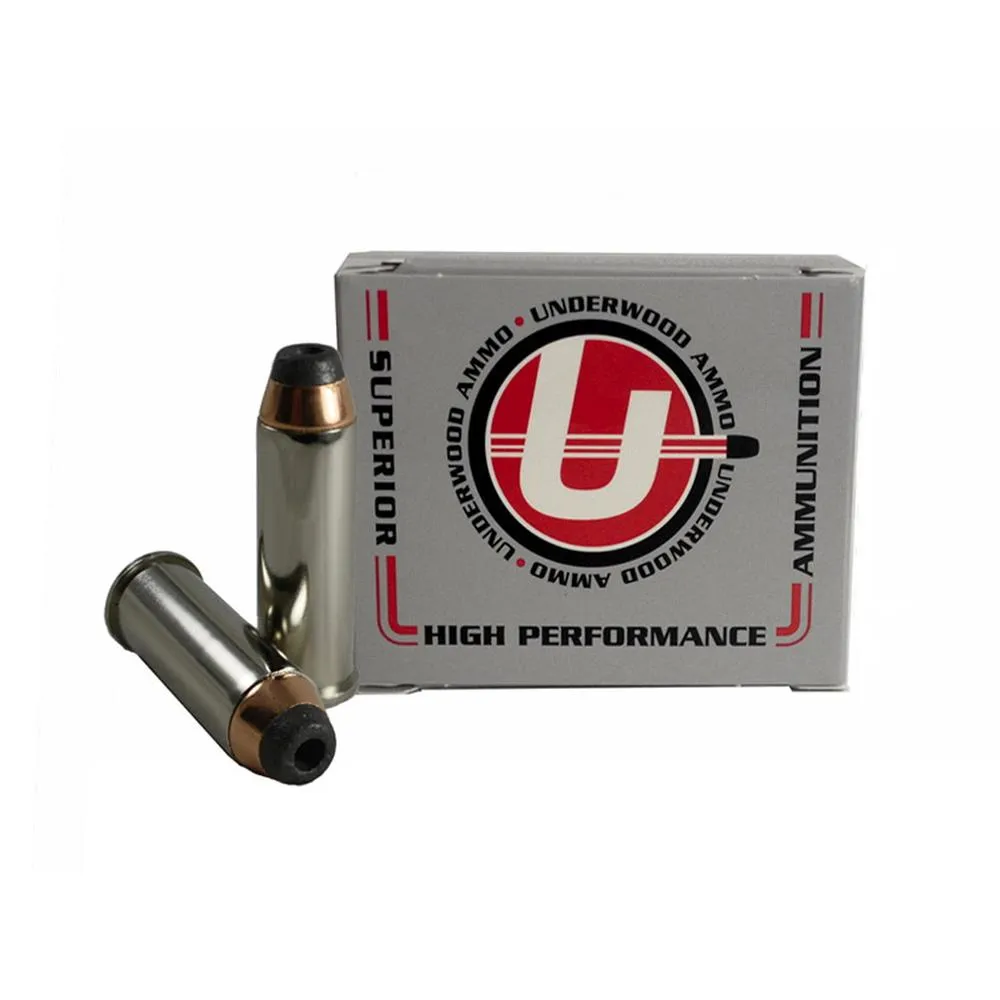 Sporting Jacketed Hollow Point 200 gr 44 Magnum Handgun Ammo - 20 Round Box