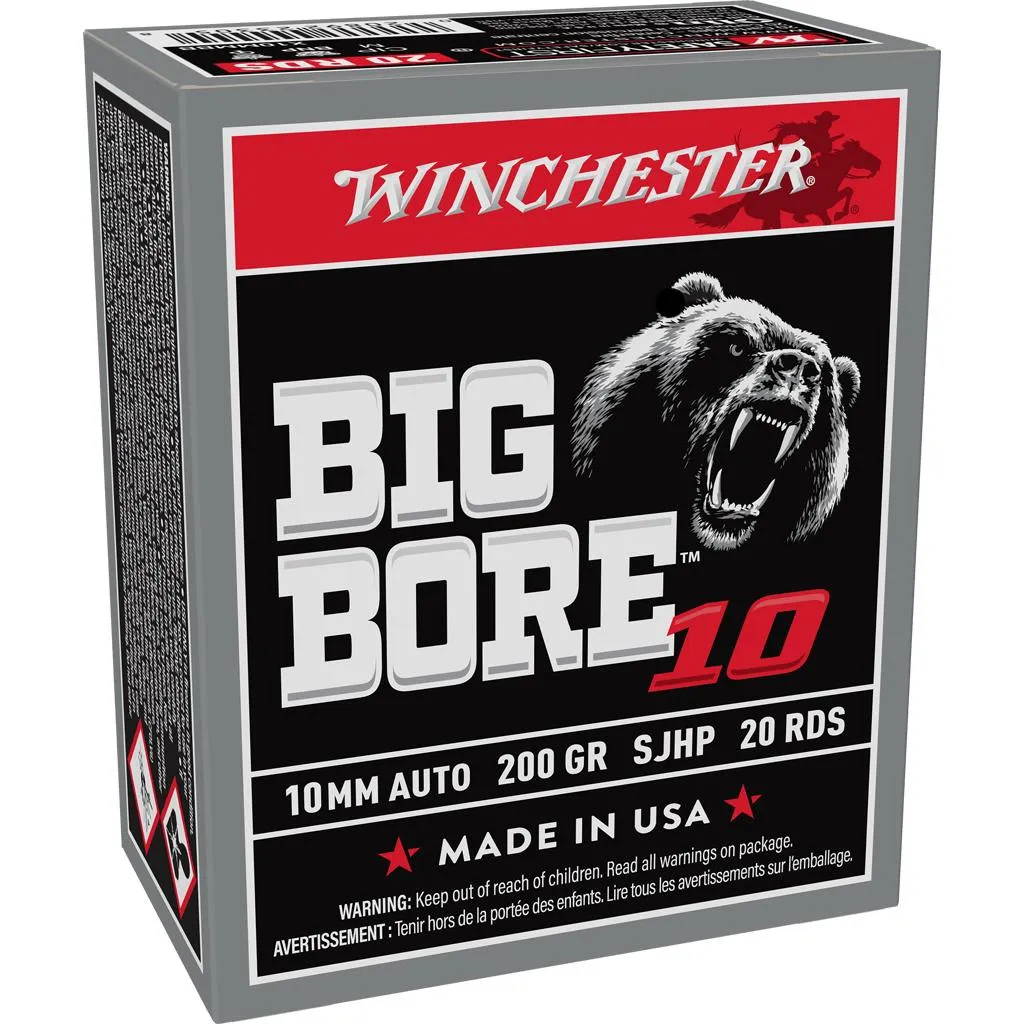 Big Bore Semi Jacketed Hollow Point 200 gr 10mm Auto Handgun Ammo
