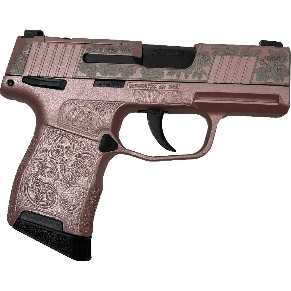 Exclusive P365 Guns & Roses Optic Ready Manual Safety 10 Round 9mm Pistol