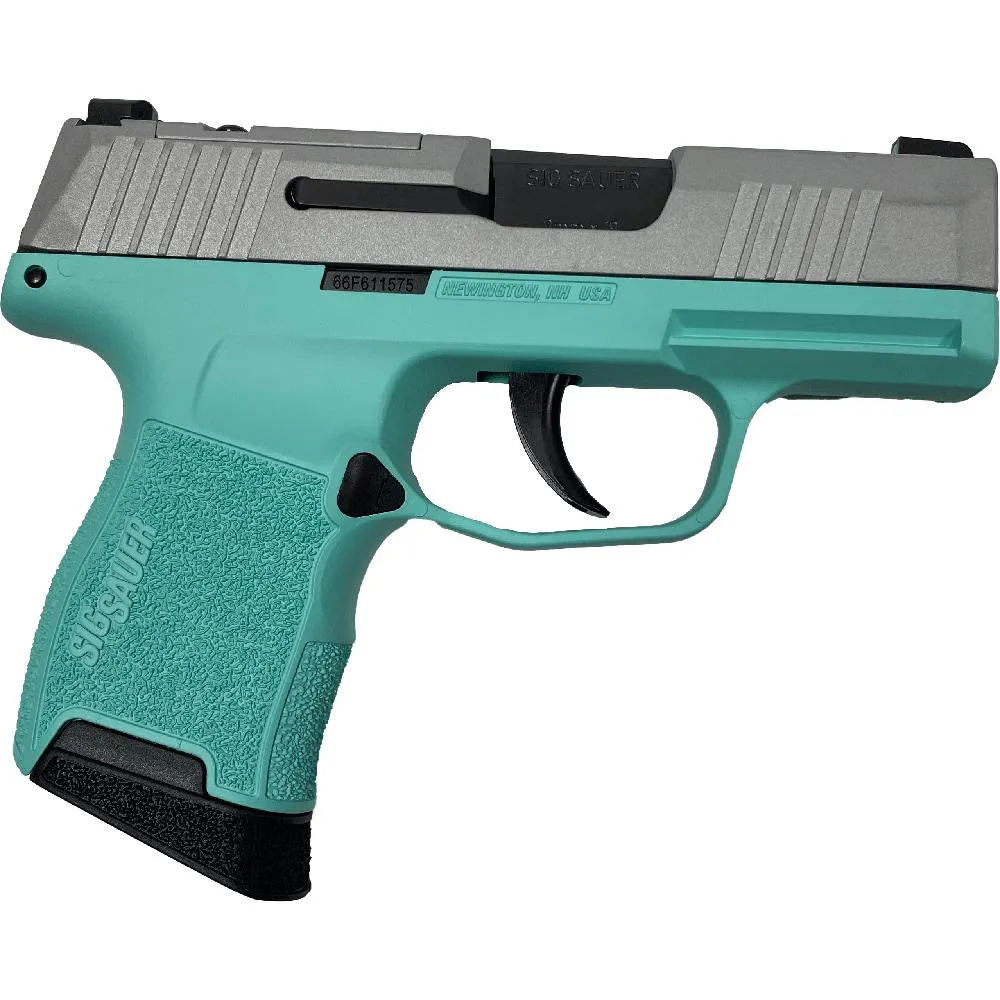 P365 Optic Ready 10 Round 9mm Pistol - Silver Slide/Tiffany Frame