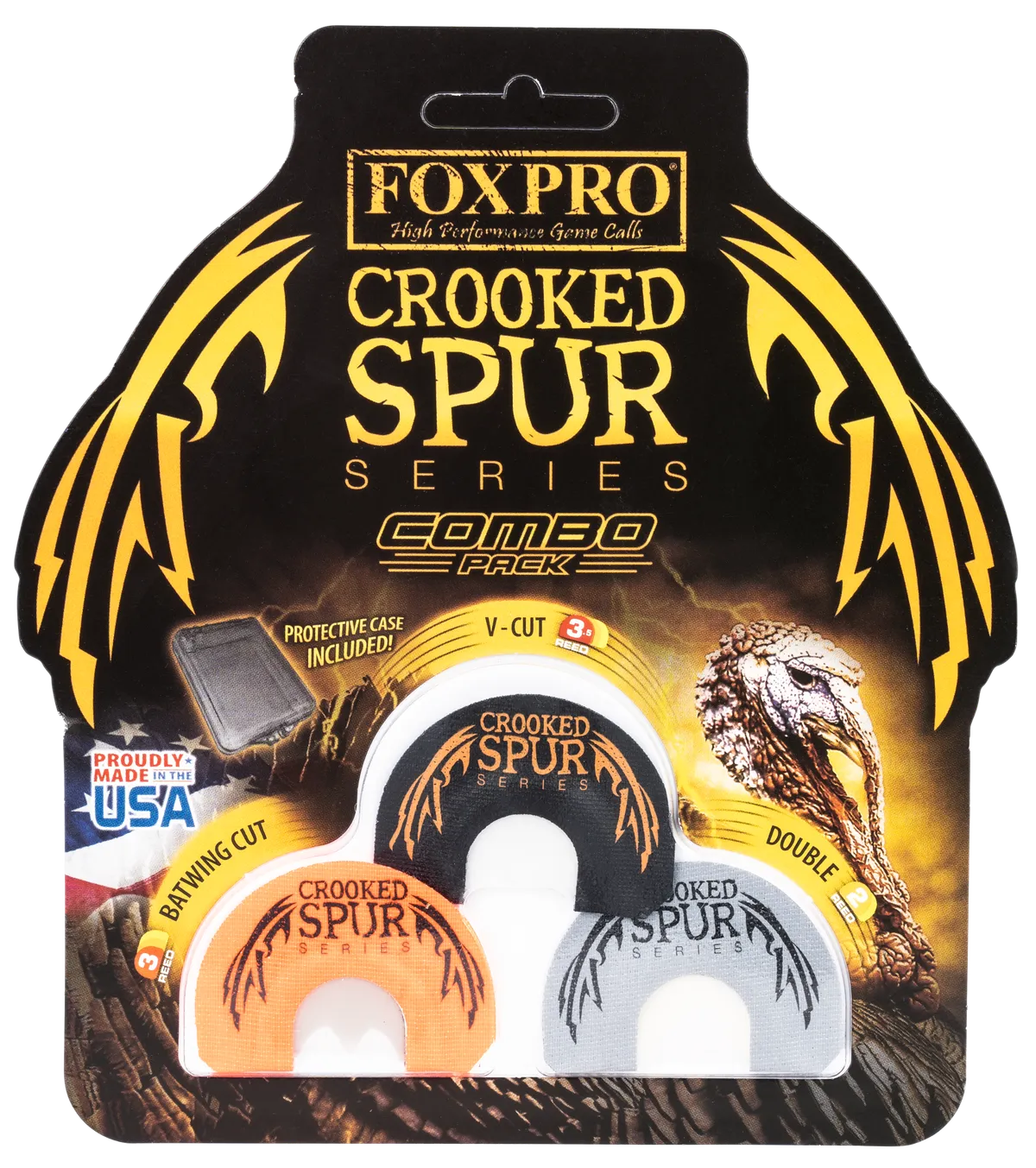 Crooked Spur Combo Double Reed Diaphragm Turkey Calls