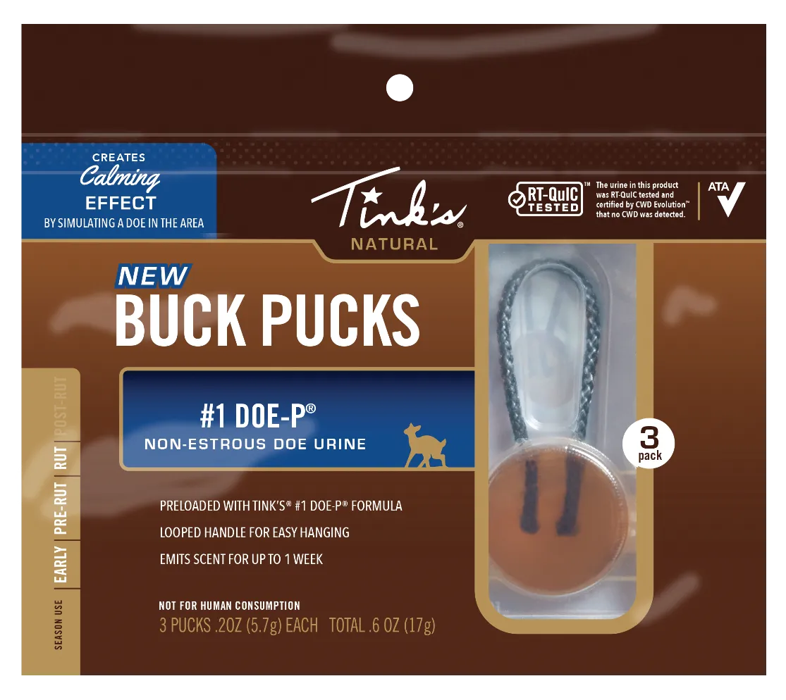 #1 Doe-P Buck Pucs Doe Urine Deer Attractant - 3 Pack