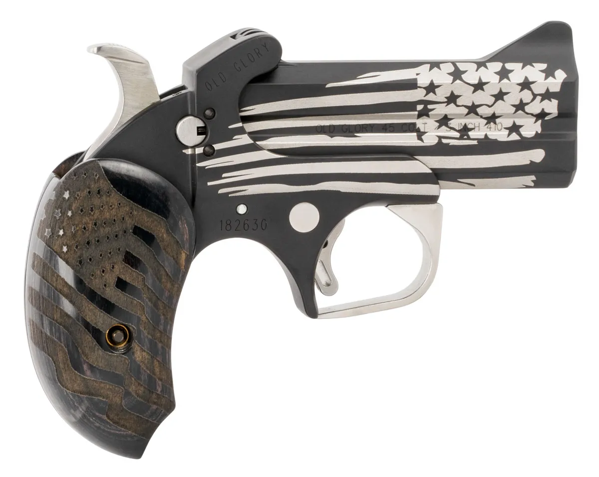 Old Glory 3.50" 2 Round 45 Long Colt / 410 Gauge Derringer - Black