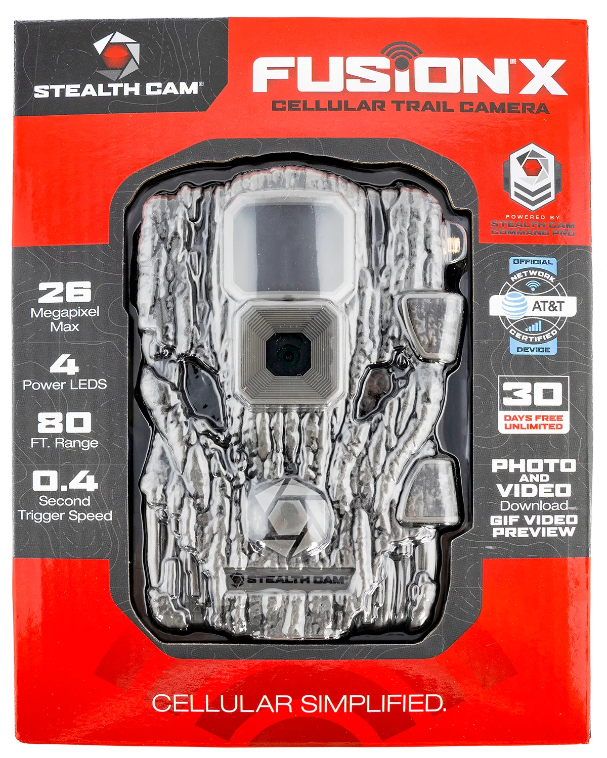 Fusion X AT&T Cellular Trail Camera - Camo