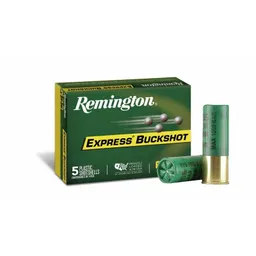 Express Big Game 00 Buckshot 12 Gauge Shotgun Ammo - 5 Round Box