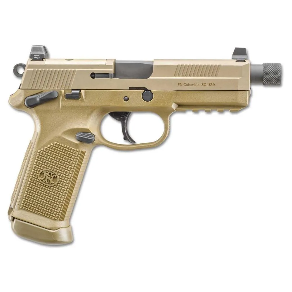 FNX-45 Tactical 5.3" Threaded 10 Round 45 ACP Pistol - Flat Dark Earth