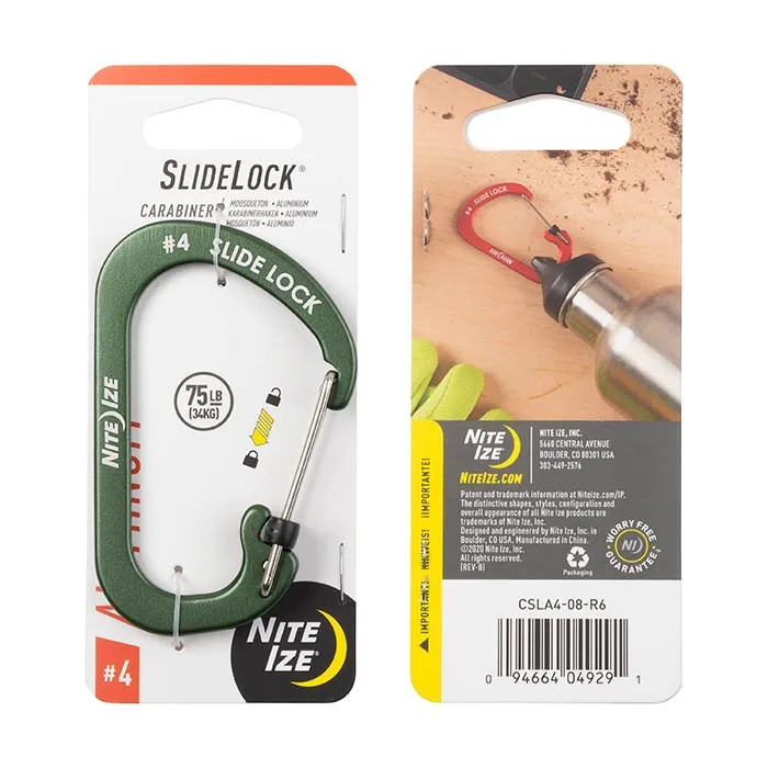 Slidelock Carabiner Aluminum