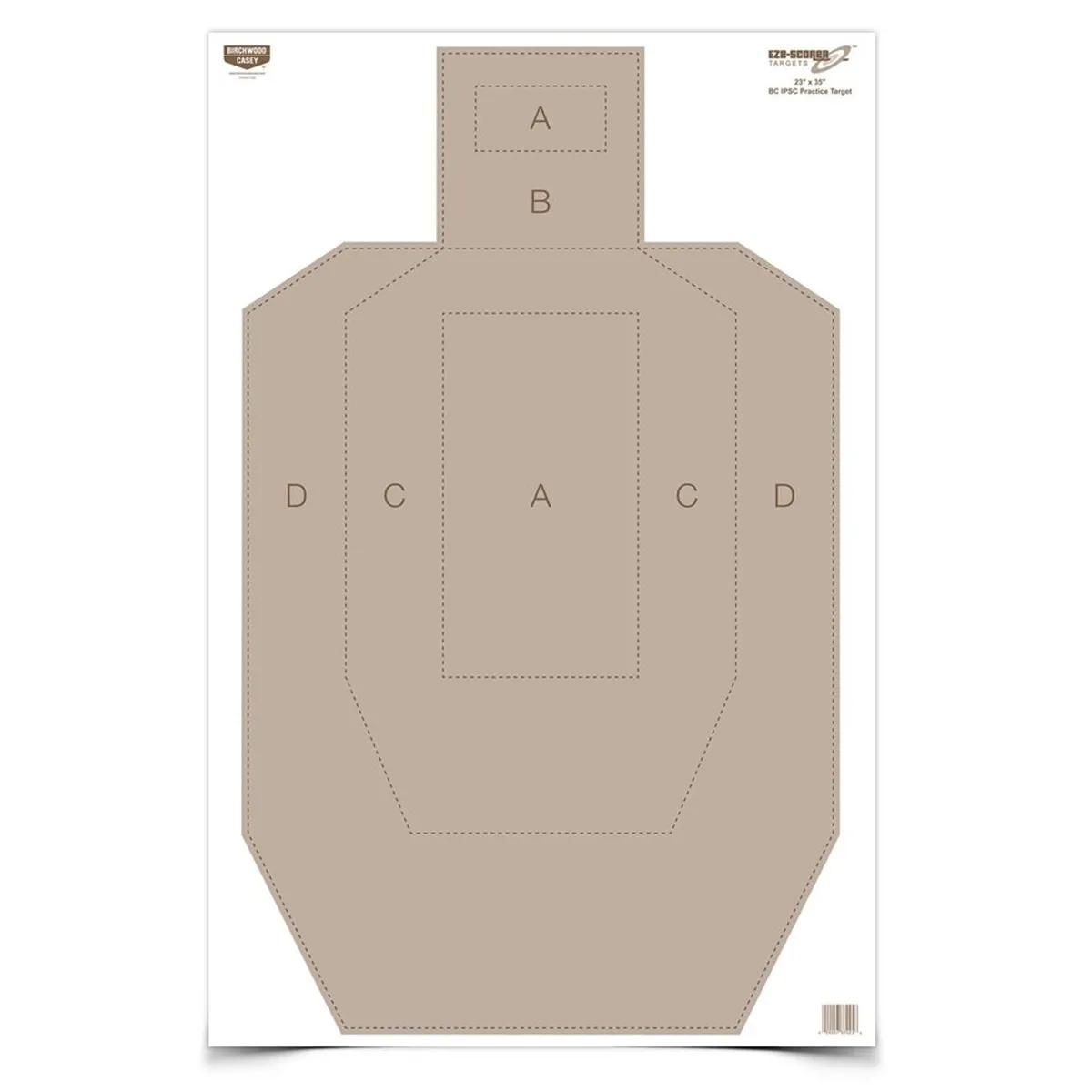 Eze-Scorer 23 X 35 IPSC Practice Target - 5 Pack