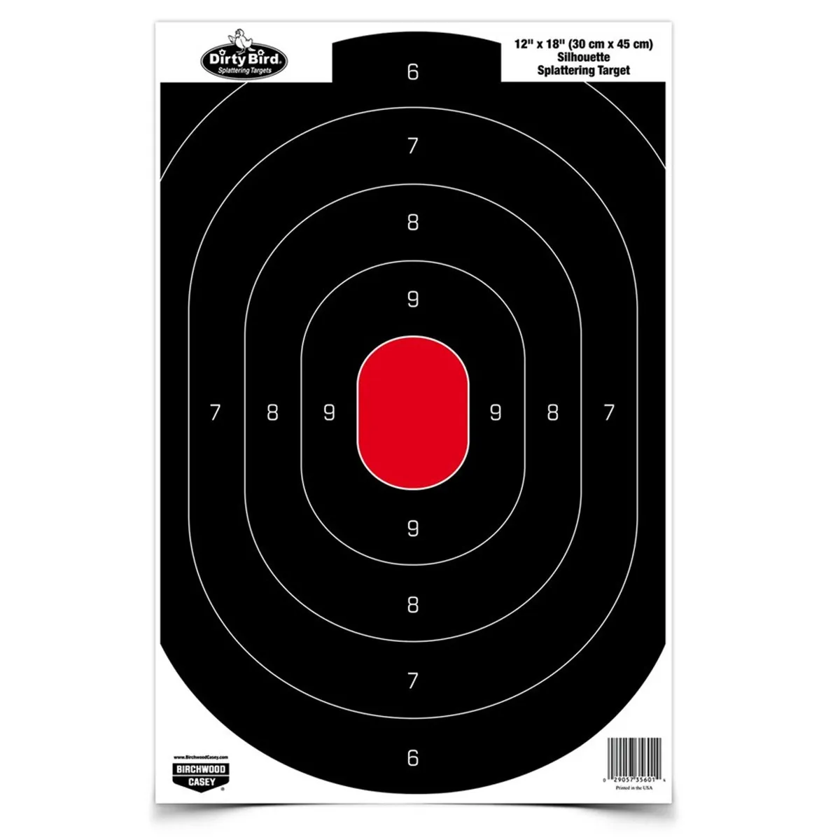 Dirty Bird 12 x 18 Silhouette Target