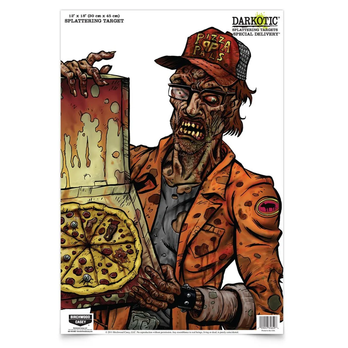 Darkotic 12 x 18 Special Delivery Target - 8 Pack