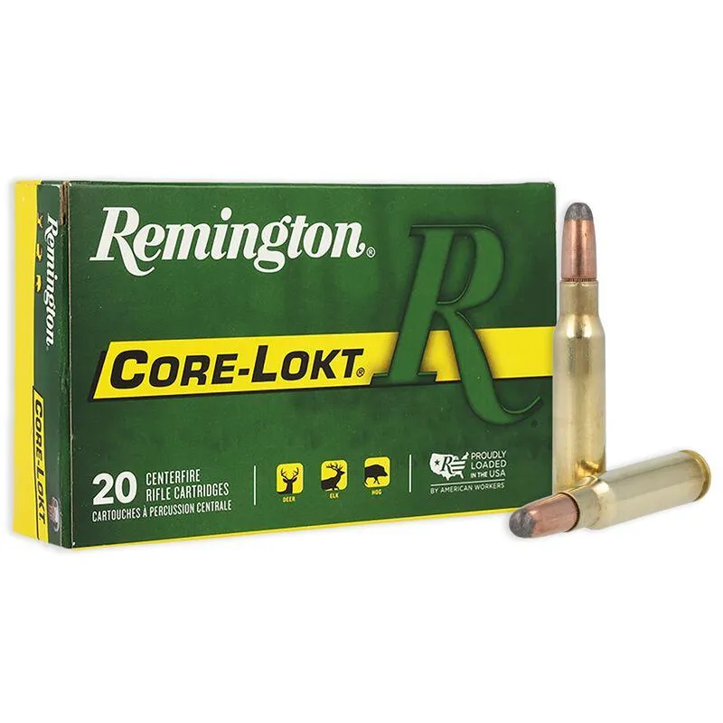 Core-Lokt Soft Point 180 gr 308 Winchester Rifle Ammo - 20 Round Box