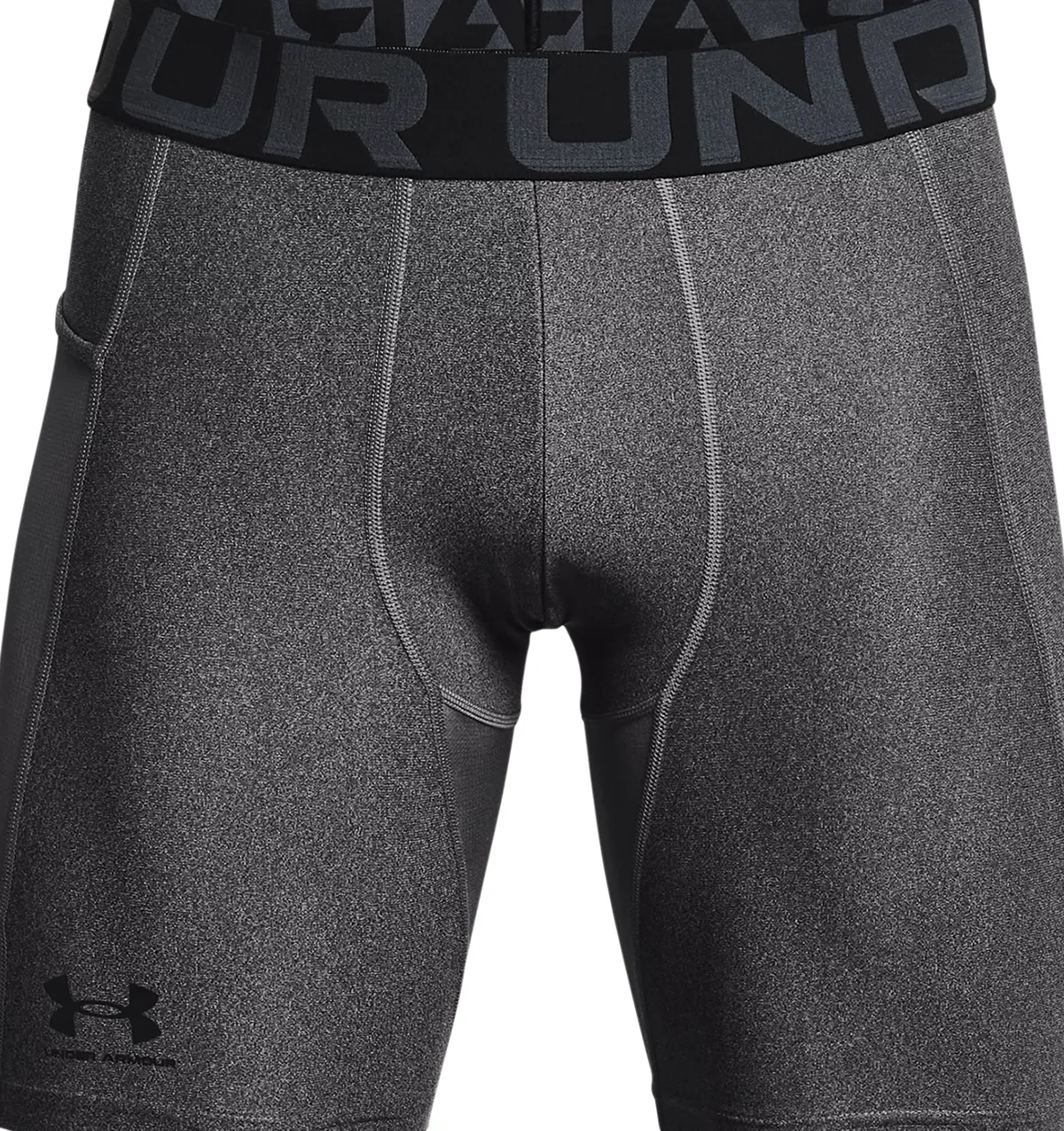 Carbon Heather - HeatGear Armour Compression Shorts