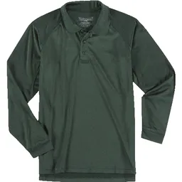 LE Green - Men's Performance Long Sleeve Polo
